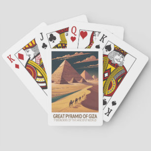 Great Pyramid of Giza Seven Wonders of the World Playing Cards