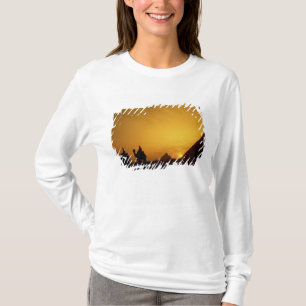 Great Pyramids of Giza, Egypt at sunset T-Shirt