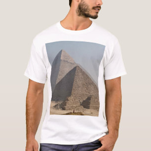 Great Pyramids of Giza under clear blue, Egypt T-Shirt