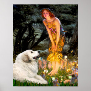 Great Pyrenees 2- MidEve Poster