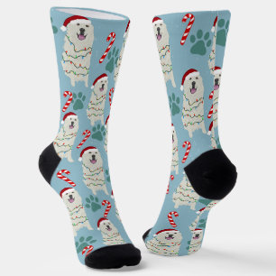 Great Pyrenees Christmas  Socks