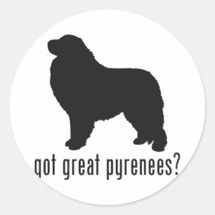 Great Pyrenees Classic Round Sticker