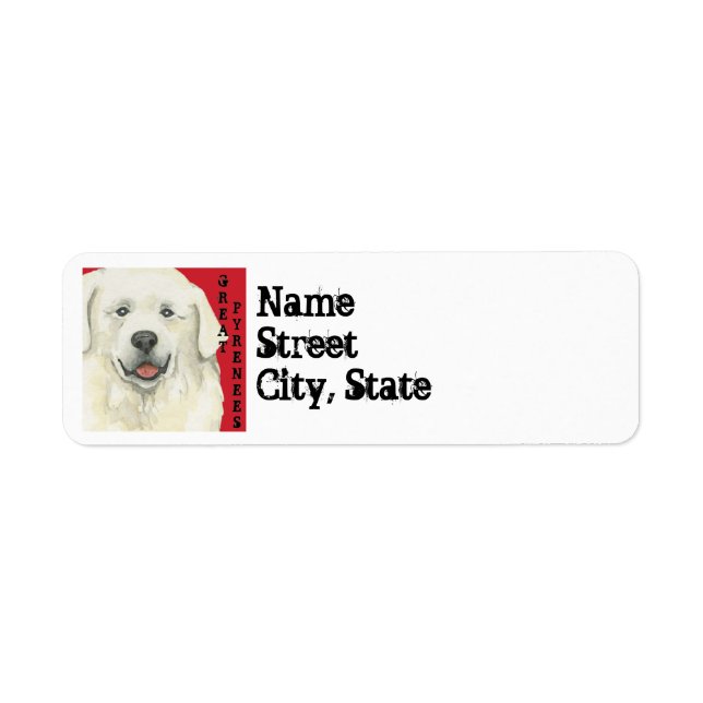 Great Pyrenees Colour Block (Front)