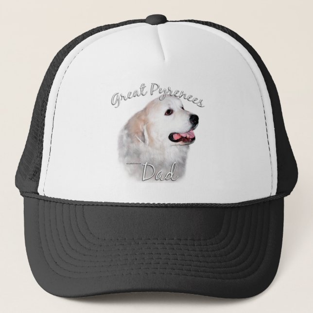 Great Pyrenees Dad 2 Trucker Hat (Front)