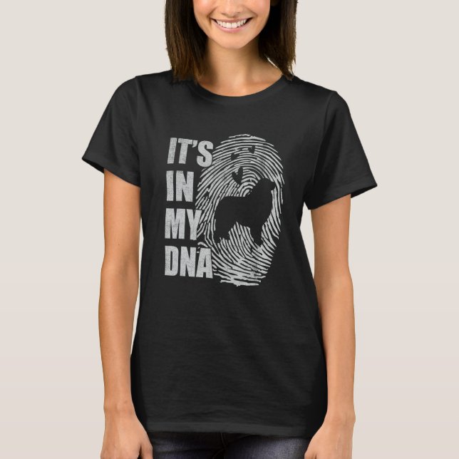 Great Pyrenees DNA Dog Mom Dad Dog T-Shirt (Front)