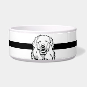 Great Pyrenees Dog Abstract Art Design