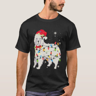 Great Pyrenees Dog Christmas Light Xmas Mom Dad Gi T-Shirt