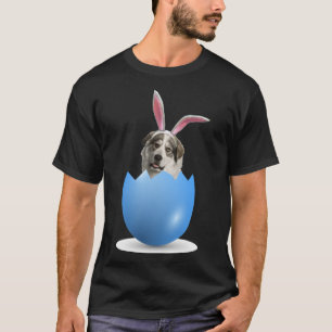 Great Pyrenees Dog Easter Bunny Coloured Egg Hunti T-Shirt