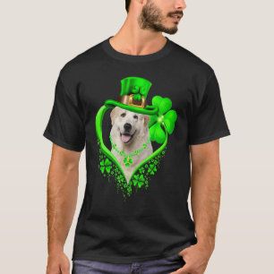 Great Pyrenees Dog St Patricks Day Lover Irish Sha T-Shirt
