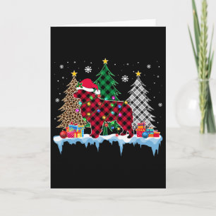 Great Pyrenees Dog Tree Christmas Lights Fun Xmas Card
