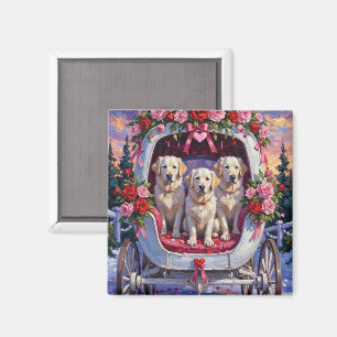 Great Pyrenees Dog Valentine's Day  Magnet