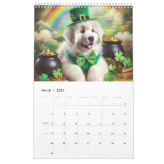Great Pyrenees Fun Calendar