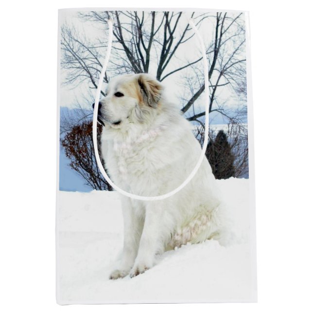 Great Pyrenees Gift Bag (Front)
