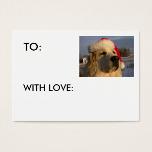 Great Pyrenees GIFT TAG - WITH LOVE: