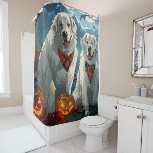 Great Pyrenees Halloween Spooky