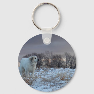 Great Pyrenees Keychain