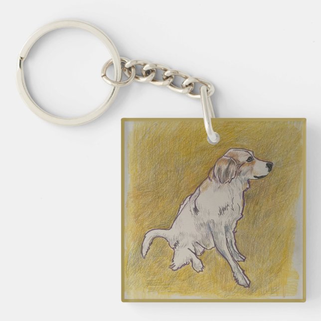 Great Pyrenees Keychain (Front)
