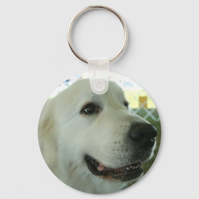 Great Pyrenees Keychain (Front)