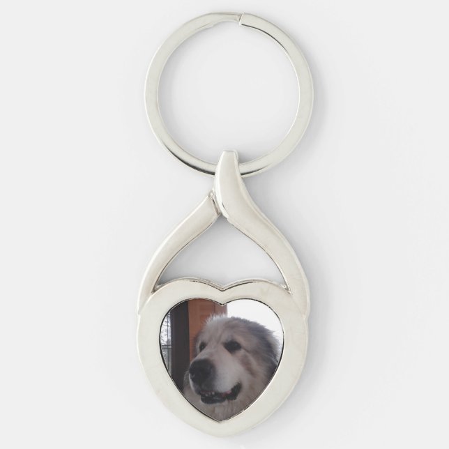 Great Pyrenees keychain (Front)