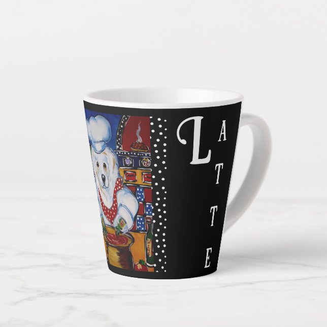GREAT PYRENEES  LATTE MUG (Right Angle)