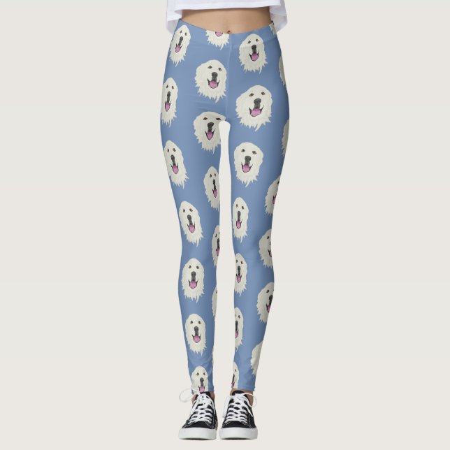Great Pyrenees Leggings (Front)