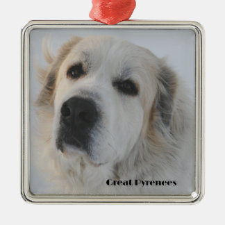 Great Pyrenees Metal Ornament