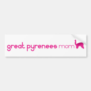 Great Pyrenees Mom Bumper Sticker