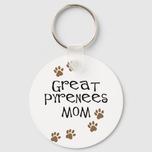 Great Pyrenees Mom Keychain