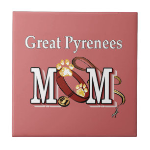 Great Pyrenees Mom Tile