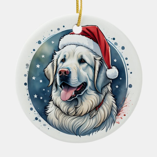 Great Pyrenees Ornament (Front)