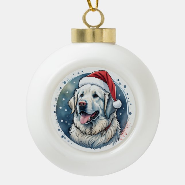 Great Pyrenees Ornament (Front)