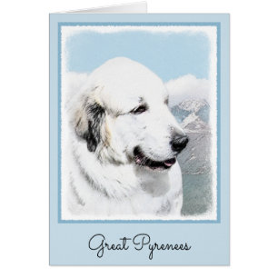 Great Pyrenees Painting - Original Dog Art