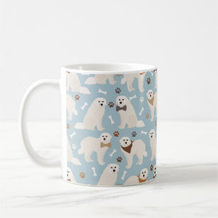 Great Pyrenees Paws and Bones Coffee Mug