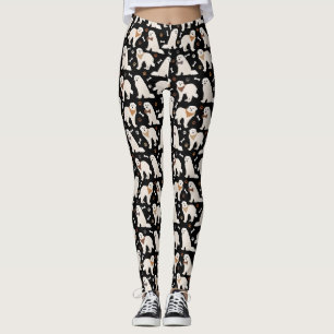 Great Pyrenees Paws and Bones Leggings