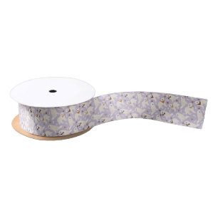 Great Pyrenees Paws and Bones Satin Ribbon