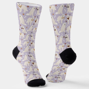 Great Pyrenees Paws and Bones Socks