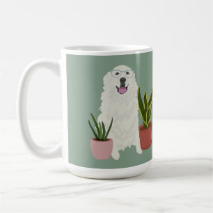 Great Pyrenees Plants Coffee Mug