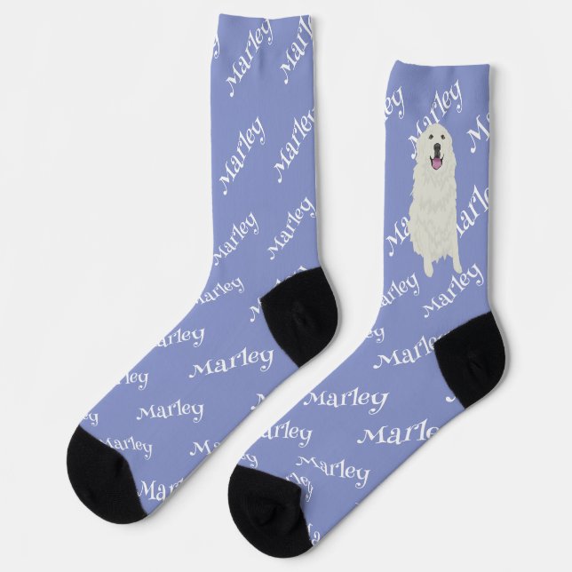 Great Pyrenees Socks (Left)