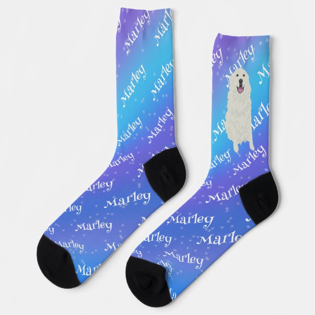 Great Pyrenees Socks (Left)