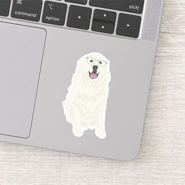 Great Pyrenees Sticker (Detail)