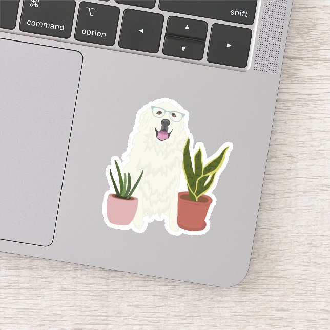 Great Pyrenees Sticker (Detail)