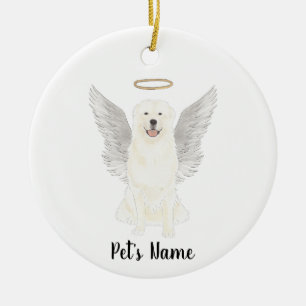 Great Pyrenees Sympathy Memorial  Ceramic Ornament