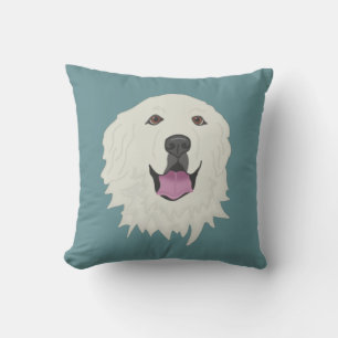 Great Pyrenees Throw Pillow