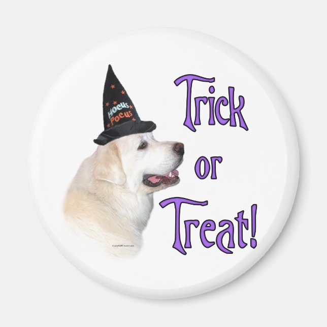 Great Pyrenees Trick Magnet (Front)