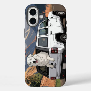 Great Pyrenees trip iPhone 16 Plus Case