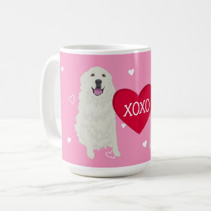 Great Pyrenees Valentines Day Coffee Mug
