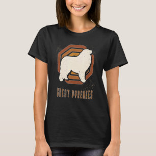 Great Pyrenees Vintage Retro Classic Dog Love T-Shirt