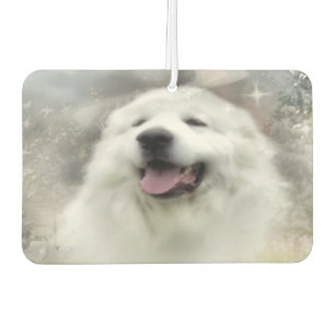 Great Pyrenees Winter Scene Air Freshener