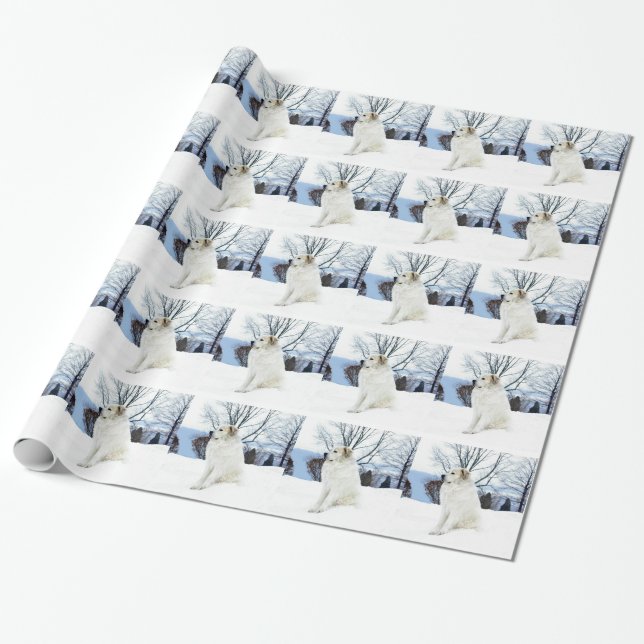 Great Pyrenees Wrapping Paper (Unrolled)