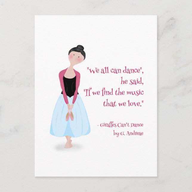 Great Quotations_Dance Postcard (Front)
